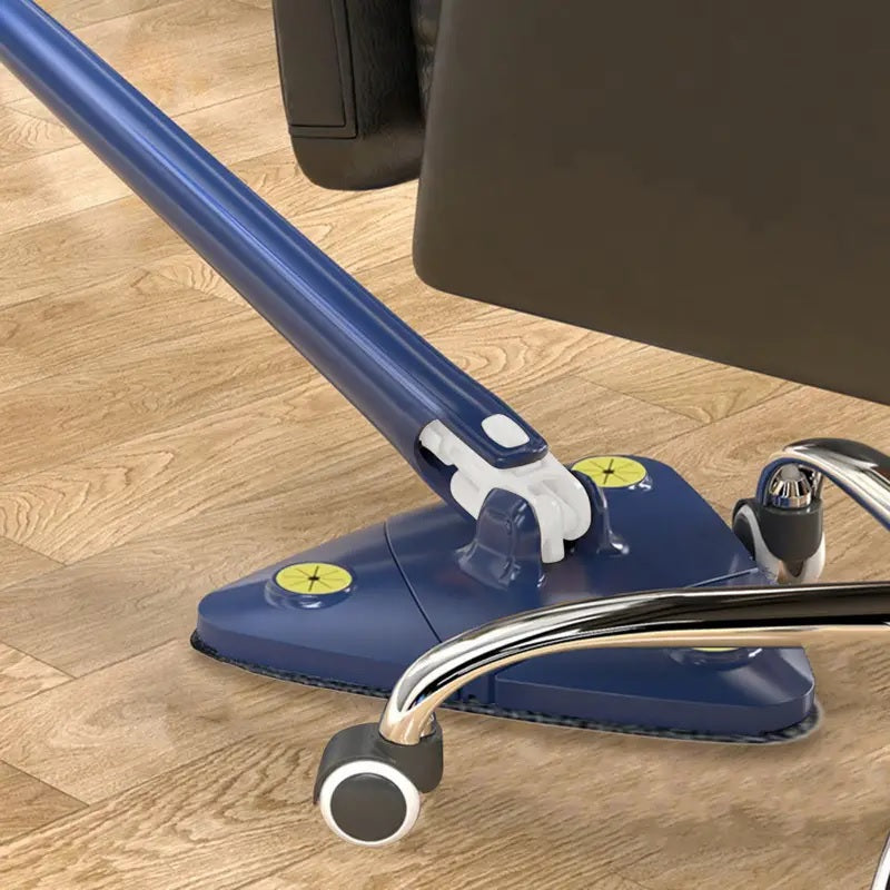 Mop multifunctional pentru suprafete uscate si ude, cap triunghiular rotativ 360°