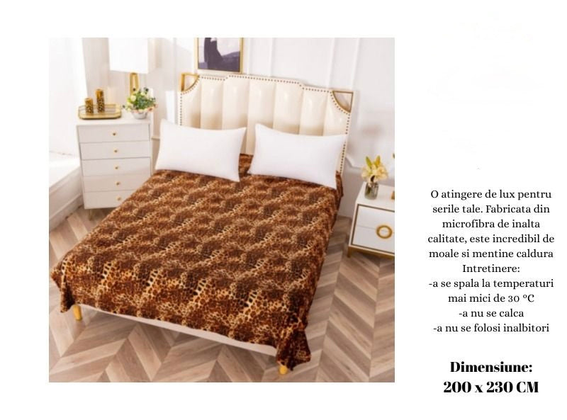 SET 3 Pături Cocolino din Microfibră Plușată Premium – Răsfățul Tău de Zi cu Zi