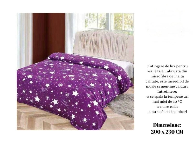 SET 3 Pături Cocolino din Microfibră Plușată Premium – Răsfățul Tău de Zi cu Zi