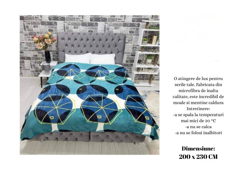 SET 3 Pături Cocolino din Microfibră Plușată Premium – Răsfățul Tău de Zi cu Zi