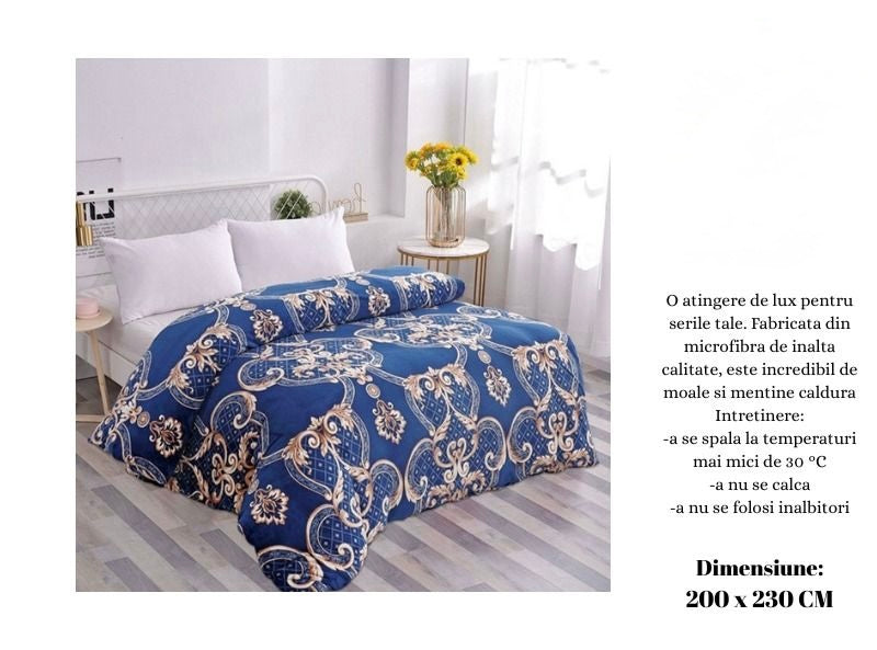 SET 3 Pături Cocolino din Microfibră Plușată Premium – Răsfățul Tău de Zi cu Zi