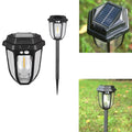 Lampa Solara cu Senzor de Miscare, awwaline, neagra, 2W, 1200 LM, prindere pe perete sau tip felinar, baterie 1200 mAh